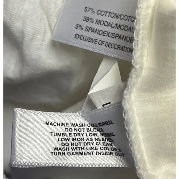Cutter & Buck Knit Top S White Graphic Long Sleeve Athleisure Sporty Comfort NEW - Picture 10 of 13